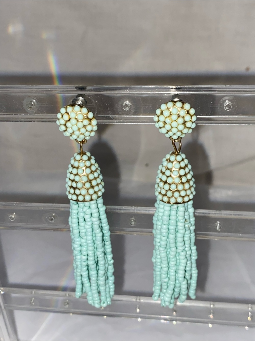 Sugar fix  Drop Earrings - Mint Blue